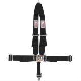 G-FORCE Latch and Link V-Type 5-Point Harness 6020BK Harness, Complete, Latch, V-Type, Bolt-In, Floor/Roll Bar Mount, Black, Each thumbnail 2