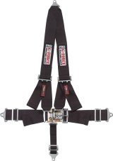 G-FORCE Latch and Link V-Type 5-Point Harness 6020BK Harness, Complete, Latch, V-Type, Bolt-In, Floor/Roll Bar Mount, Black, Each thumbnail 4