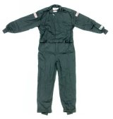 G-FORCE GF125 Driving Suits 4125MEDBK Suit, GF125, One-Piece, Single Layer, Pyrovatex, Medium, Black Top, Black Bottom, Each thumbnail 5