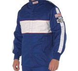 G-FORCE GF505 Driving Jackets 4385LRGBU Jacket, GF505, Triple Layer, Fire-Retardant Cotton, Large, Blue, Each thumbnail 3