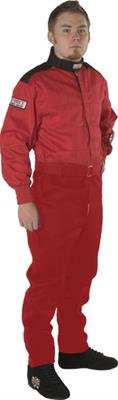 G-FORCE GF125 Driving Pants 4127XXLRD Pants, GF125, Single Layer, Pyrovatex, 2X-Large, Red, SFI 3.2 A/1, Each thumbnail 2