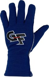 G-FORCE G-Limit RS Racing Gloves 54000SMLBU Driving Glove, RS, Small, Two Layered, SFI 3.3/5, Nomex, Blue, Pair thumbnail 2