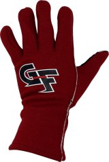 G-FORCE G-Limit RS Racing Gloves 54000CSMRD Driving Gloves, Racing, 2 Layers, Nomex®, Red, SFI 3.3/5, Youth Small, Pair thumbnail 1
