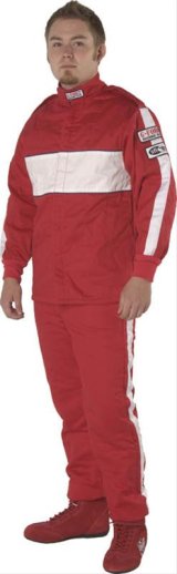 G-FORCE GF505 Driving Jackets 4385SMLRD Jacket, GF505, Triple Layer, Fire-Retardant Cotton, Small, Red, Each thumbnail 2
