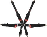 G-FORCE Pro Series Camlock 6-Point Harness 7622BK Harness, Camlock, Complete, 6-point, Pull Up, Floor Mount, Black, Each thumbnail 1