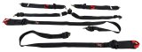 G-FORCE Pro Series Camlock 6-Point Harness 7622BK Harness, Camlock, Complete, 6-point, Pull Up, Floor Mount, Black, Each thumbnail 2