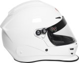 G-FORCE Nova Helmets 16004MEDWH Helmet, Nova, Full Face, Gloss White, Clear Polycarbonate Shield, EPS Liner, Vented, Medium, Each thumbnail 2