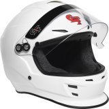 G-FORCE Nova Helmets 16004MEDWH Helmet, Nova, Full Face, Gloss White, Clear Polycarbonate Shield, EPS Liner, Vented, Medium, Each thumbnail 5