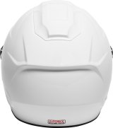 G-FORCE Nova Helmets 16004MEDWH Helmet, Nova, Full Face, Gloss White, Clear Polycarbonate Shield, EPS Liner, Vented, Medium, Each thumbnail 9