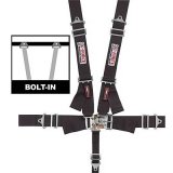 G-FORCE Latch and Link Individual Shoulder 5-Point Harness 6000BK Harness, 5-Point, Complete, Latch, Individual-Type, Bolt-In, Floor/Roll Bar Mount, Black Harness, Silver Latches/Links, Each thumbnail 3