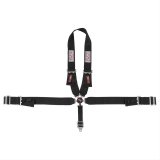 G-FORCE Camlock Drag Racing 5-Point Harness 7140BK Harness, Complete, Camlock, Individual-Type, Bolt-In, Wraparound, Black, Each thumbnail 2