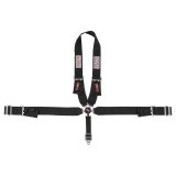 G-FORCE Camlock Drag Racing 5-Point Harness 7140BK Harness, Complete, Camlock, Individual-Type, Bolt-In, Wraparound, Black, Each thumbnail 4