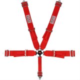 G-FORCE Camlock 5-Point Harness 7000RD Harness, Complete, Camlock, Individual-Type, Bolt-In, Floor/Roll Bar Mount, Red, Each thumbnail 1