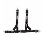 G-FORCE Tuner Belts 4-Point Harness 9000BK Harness, 4-Point, Series, Push Button Latch, Bolt-In, Floor/Roll Bar Mount, Black, Each thumbnail 1