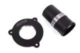 APR Turbo Muffler Delete Pipes MS100097 Exhaust Pipes, Pipes, Aluminum, Black, Single Inlet/Outlet, Audi, Porsche, Volkswagen, Each thumbnail 6