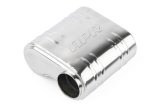 APR Premium Helmholtz 3 Inch Resonator MUH0015 Exhaust Resonator, Resonator, 304 Stainless Steel, Brushed, in. Inlet/Outlet, 9.57 in. Length, Each thumbnail 1