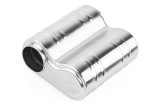 APR Premium Helmholtz 3 Inch Resonator MUH0015 Exhaust Resonator, Resonator, 304 Stainless Steel, Brushed, in. Inlet/Outlet, 9.57 in. Length, Each thumbnail 2