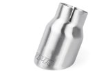 APR Round, Brushed 2.50 Inch Exhaust Tip TPK0007 Tips, Clamp-on, Stainless Steel, Brushed, Slant Cut, in. Inlet, 3.50 in. Outlet, Audi, Porsche, Volkswagen, Pair thumbnail 2