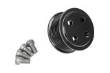 APR 3.0 TFSI Supercharger Drive Kits MS100184 Pulley Kits, Kits, Pulley, Crankshaft Pulley, Aluminum, Black, Serpentine, Belt, Audi, 3.0L, Kit thumbnail 1