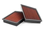 APR Replacement Air Intake Filters RF100023 Filter Elements, Oiled, Panel, Cotton gauze, Red, Porsche, Each thumbnail 1