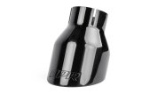 APR Round, Black 2.50 Inch Exhaust Tip TPK0003 Tips, Clamp-on, Stainless Steel, Black, Slant Cut, in. Inlet, 4.00 in. Outlet, Audi, Porsche, Volkswagen, Pair thumbnail 4