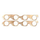 SCE Pro Copper Embossed Exhaust Gaskets 4213 Gaskets, Header, Copper, Round Port, Chevy, Big Block, Pair thumbnail 1