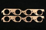 SCE Pro Copper Embossed Exhaust Gaskets 4213 Gaskets, Header, Copper, Round Port, Chevy, Big Block, Pair thumbnail 2