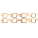 SCE Pro Copper Embossed Exhaust Gaskets 4113 Gaskets, Header, Copper, Square Port, Chevy, Big Block, Pair thumbnail 1