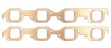SCE Pro Copper Embossed Exhaust Gaskets 4113 Gaskets, Header, Copper, Square Port, Chevy, Big Block, Pair thumbnail 3