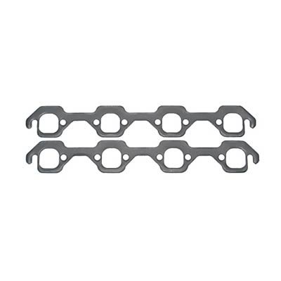 SCE AccuSeal Pro Exhaust Gaskets 236183 Header and Manifold Gaskets, Pro, Graphite/Steel, Oval Port, Ford, Small Block Windsor, Pair