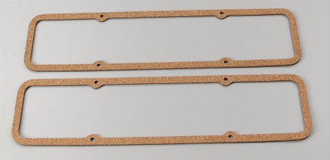 SCE AccuSeal Pro Valve Cover Gaskets 211076 Gaskets, Pro, Laminated High-Temperature Silicone/Cork, Chevy, Small Block, Pair