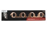 SCE Pro Copper Embossed Exhaust Gaskets 4035 Header and Manifold Gaskets, Embossed, Oval Port, Will Not Fit Cobra Jet or Super Cobra Jet Cylinder Heads, Ford, 429, 460, Pair thumbnail 2