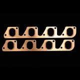 SCE Pro Copper Embossed Exhaust Gaskets 4052 Gaskets, Header, Copper, 2 V Head, Ford, Cleveland, Pair thumbnail 2