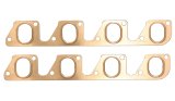 SCE Pro Copper Embossed Exhaust Gaskets 4052 Gaskets, Header, Copper, 2 V Head, Ford, Cleveland, Pair thumbnail 3