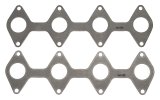 SCE Graph-Form Premium Header Gaskets 446182 and Exhaust Manifold Gaskets, Premium, High-density/Hi-temp Graphite, Round Port, for 3-valve Applications, Ford, 4.6L, 5.4L, Pair thumbnail 1