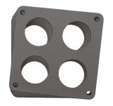 SCE Carburetor Base Gaskets 3582 Mounting Gasket, Cellulose/Nitrile Composite, Dominator, 4-Hole Center, .058 in. Thick, Set of 10 thumbnail 1