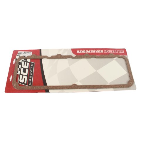 SCE AccuSeal Pro Valve Cover Gaskets 274074 Gaskets, Pro, Laminated High-Temperature Silicone/Cork, Chevy, Big Block, AJPE Stage 1 481X Cylinder Heads, Pair