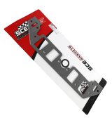 SCE AccuSeal E Intake Gaskets 118106 Gaskets, Intake, E, Fiber Laminate, 2.42 in. x 1.875 in. Port, .125 in. Thick, Chevy, Big Block, Set thumbnail 1
