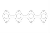 SCE Pro Copper Embossed Exhaust Gaskets 4246 Header and Manifold Gaskets, Round Port, Copper, for 3-valve Applications, Ford, 4.6L, 5.4L, Pair thumbnail 2
