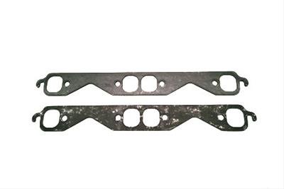 SCE Graph-Form Premium Header Gaskets 475180 and Exhaust Manifold Gaskets, Premium, Oval Port, for AJPE Splayed Valve Heads, Chevrolet, Small Block, Pair