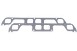 SCE AccuSeal Pro Exhaust Gaskets 211183 Header and Manifold Gaskets, Pro, Graphite/Steel, Brodix 12B Raised D-port, Fits Brodix Spread Port Heads, Chevy, Small Block, Pair thumbnail 2