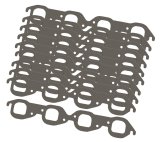 SCE AccuSeal E Dyno-Paks 13085-10 Header and Exhaust Manifold Gaskets, Dyno-Paks, Graphite/Kevlar®, Square Port, for Chevrolet 502 V8, Set of 10 Pairs thumbnail 2