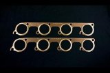 SCE Pro Copper Embossed Exhaust Gaskets 4419 Header and Manifold Gaskets, Embossed, Round Port, for 7.4L LSX Heads, Chevrolet, Pair thumbnail 3