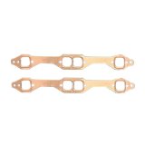 SCE Pro Copper Embossed Exhaust Gaskets 4711 Gaskets, Copper, Embossed, Pair thumbnail 1