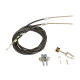 Lokar Floor Mount Emergency Brake Cables EC-80FU Parking Cable, 96 in. Length, Kit thumbnail 1