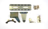 Lokar Case-Mount Automatic Transmission Shifters CMC4BM Shifter, Ford, C4, 16 in. Single Bend Chrome Stick, Original Brushed Mushroom Knob, Each thumbnail 4