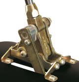 Lokar Cable Operated Automatic Transmission Shifters CO4L60BM Shifter, Operated, 4 ft. Cable, Detent, 16.000 in. Single Bend Chrome Stick, 3/8-24 in., Brushed Mushroom Knob, 4L60, Each thumbnail 6