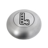 Lokar Electronic Sport Shifters ES6L80FM Automatic Shifter, GM, 6L80, 6 in. Straight Chrome Stick, Original Brushed Mushroom Knob, Each thumbnail 4