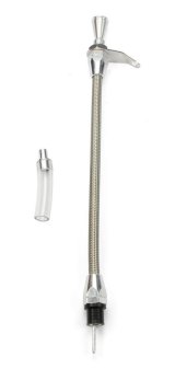Lokar Hi-Tech Flexible Braided Stainless Transmission Dipsticks TD-34L60ETM Dipstick, Steel, Natural, Mount, 4L60E, Each thumbnail 2