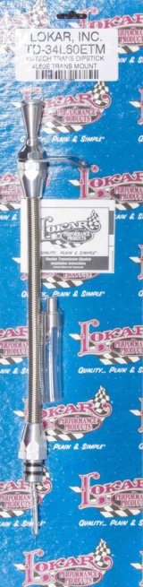 Lokar Hi-Tech Flexible Braided Stainless Transmission Dipsticks TD-34L60ETM Dipstick, Steel, Natural, Mount, 4L60E, Each thumbnail 3